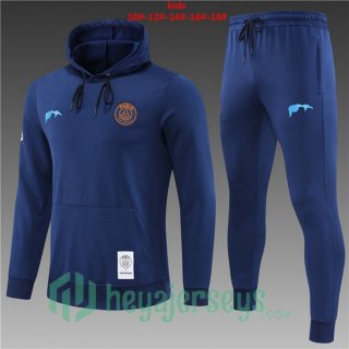 Paris Saint Germain Kids Training Tracksuit Hoodie Royal Blue 2022/2023