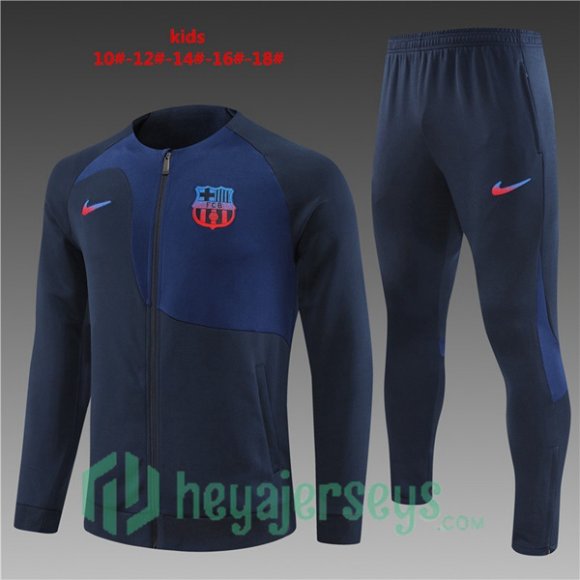 FC Barcelona Kids Training Jacket Suit Royal Blue 2022/2023