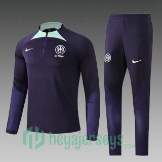 Inter Milan Kids Training Jacket Suit Cyan 2022/2023