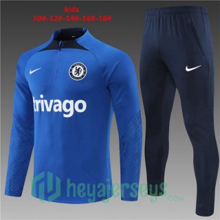 FC Chelsea Kids Training Tracksuit Blue 2022/2023