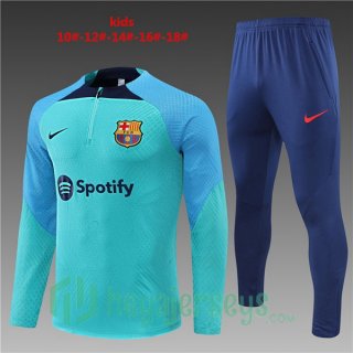 FC Barcelona Kids Training Tracksuit Blue 2022/2023