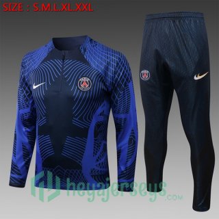 Paris Saint Germain Kids Training Jacket Suit Royal Blue 2022/2023