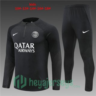 Paris Saint Germain Kids Training Jacket Suit Black 2022/2023