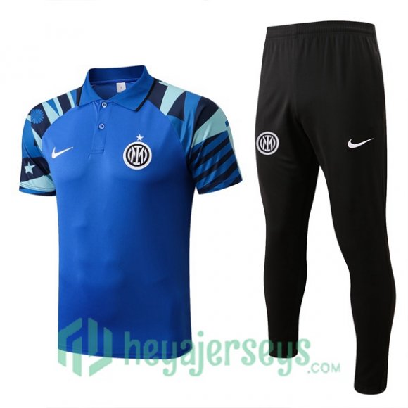 Inter Milan Polo Jersey + Pants Blue 2022/2023