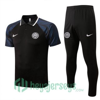 Inter Milan Polo Jersey + Pants Black 2022/2023