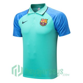 FC Barcelona Polo Jersey Green Blue 2022/2023