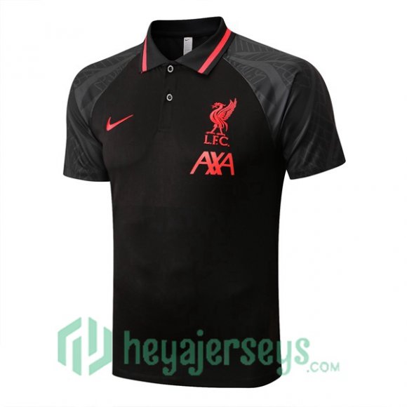 FC Liverpool Polo Jersey Black 2022/2023