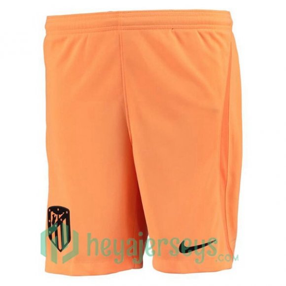 Atletico Madrid Soccer Shorts Third Orange 2022/2023