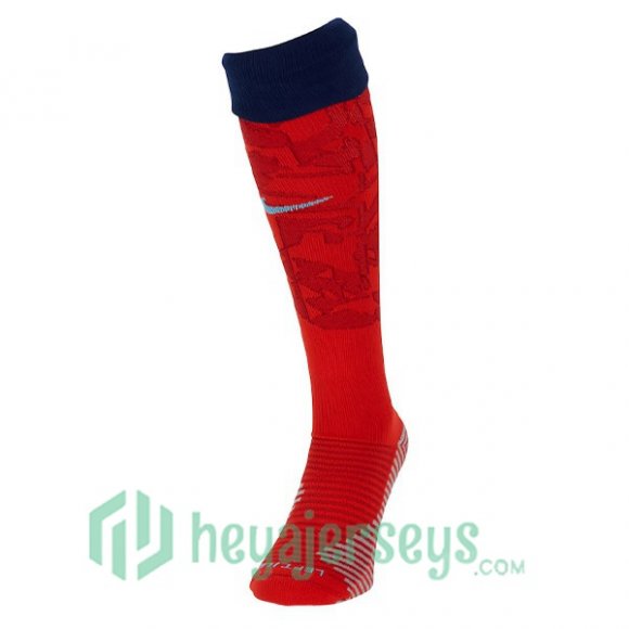 England Soccer Socks Away Red 2022/2023