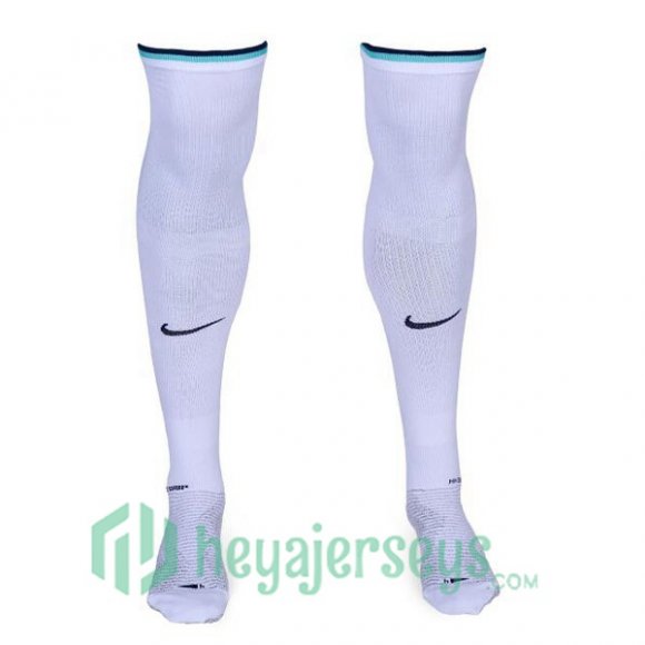 Inter Milan Soccer Socks Away White 2022/2023