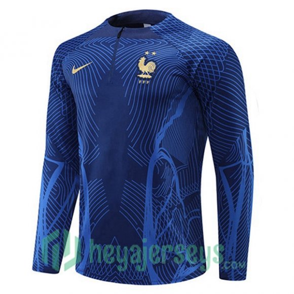 France Training Sweatshirt Blue 2022/2023