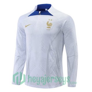 France Training Sweatshirt White 2022/2023