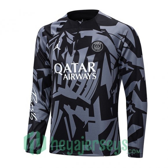 FC Barcelona Training Sweatshirt Black Grey 2022/2023