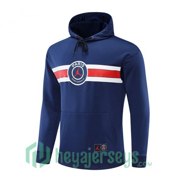 JORDAN Paris Saint Germain Training Sweatshirt Hoodie Blue 2022/2023