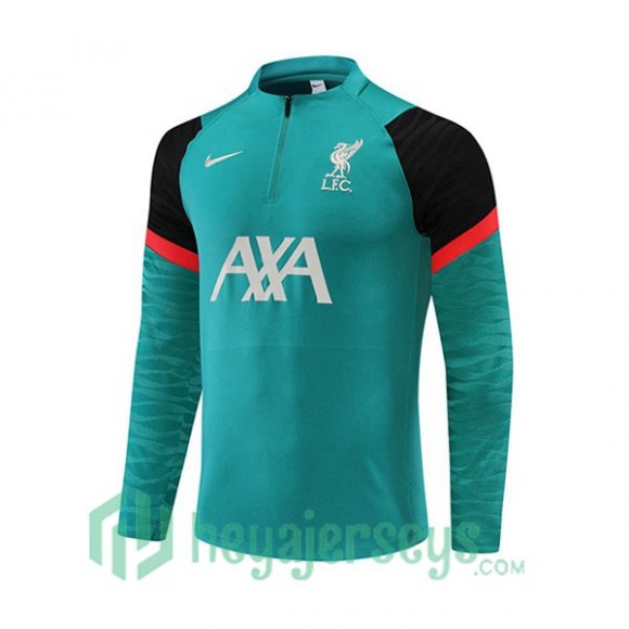 FC Liverpool Training Sweatshirt Green Black 2022/2023