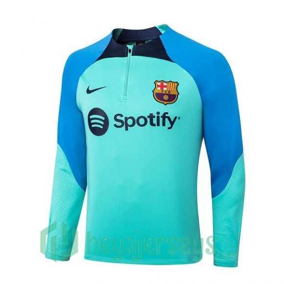 FC Barcelona Training Sweatshirt Blue Green 2022/2023