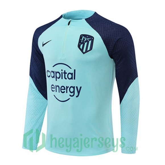 Atletico Madrid Training Sweatshirt Blue 2022/2023