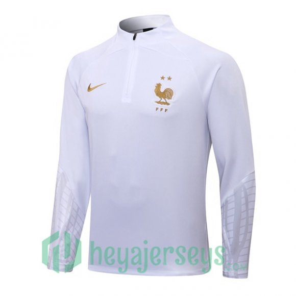 France Training Sweatshirt White 2022/2023