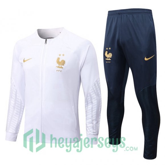 France Training Jacket Suit White 2022/2023