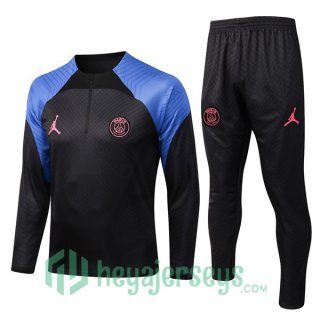 Paris Saint Germain Training Tracksuit Black Blue 2022/2023