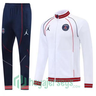 Paris Saint Germain Training Jacket Suit White 2022/2023