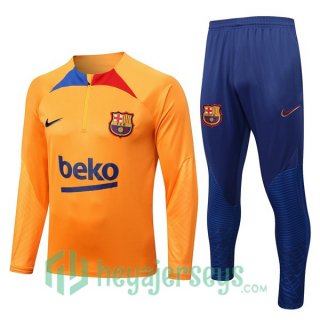 FC Barcelona Training Jacket Suit Orange 2022/2023