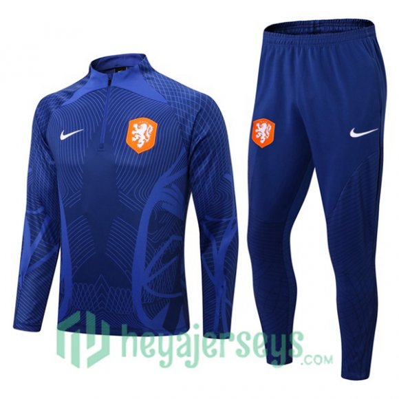 Netherlands Training Jacket Suit Blue 2022/2023