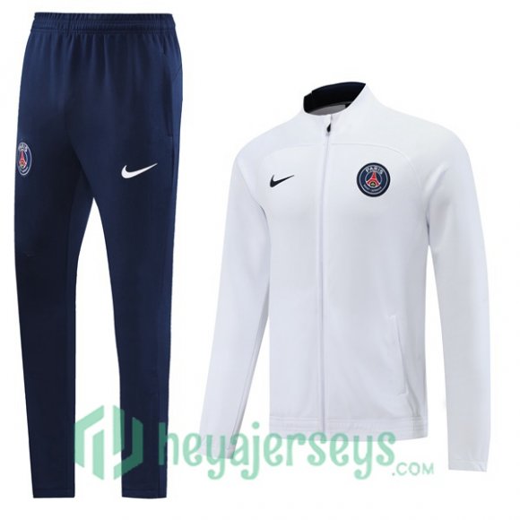 Paris Saint Germain Training Jacket Suit White 2022/2023
