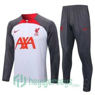 FC Liverpool Training Tracksuit White Grey 2022/2023