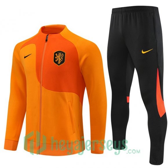 Netherlands Training Jacket Suit Orange 2022/2023