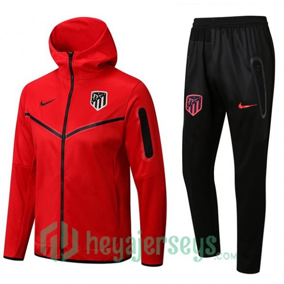 Atletico Madrid Training Tracksuit Hoodie Red 2022/2023