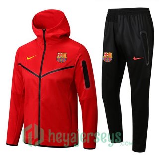 FC Barcelona Training Tracksuit Hoodie Red 2022/2023