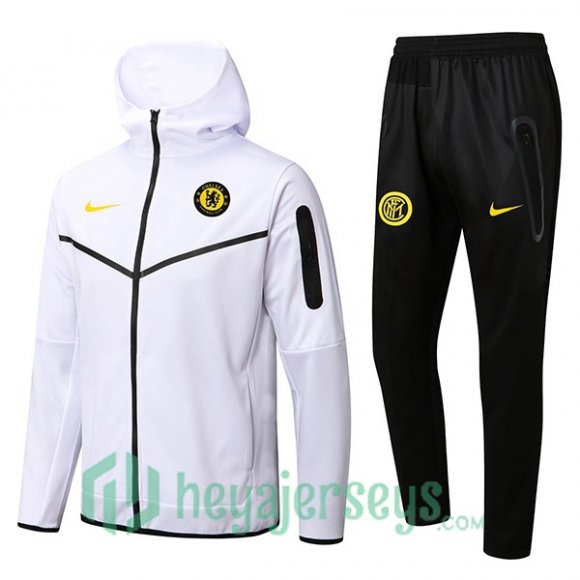 FC Chelsea Training Tracksuit Hoodie White 2022/2023