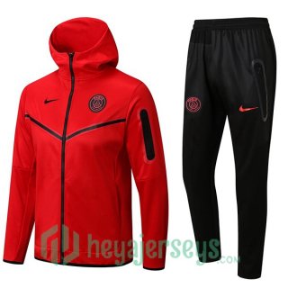 Paris Saint Germain Training Tracksuit Hoodie Red 2022/2023