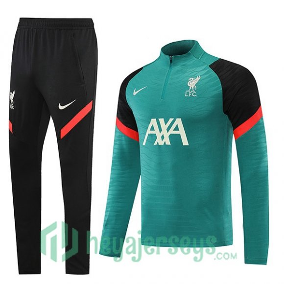 FC Liverpool Training Jacket Suit Green Black 2022/2023