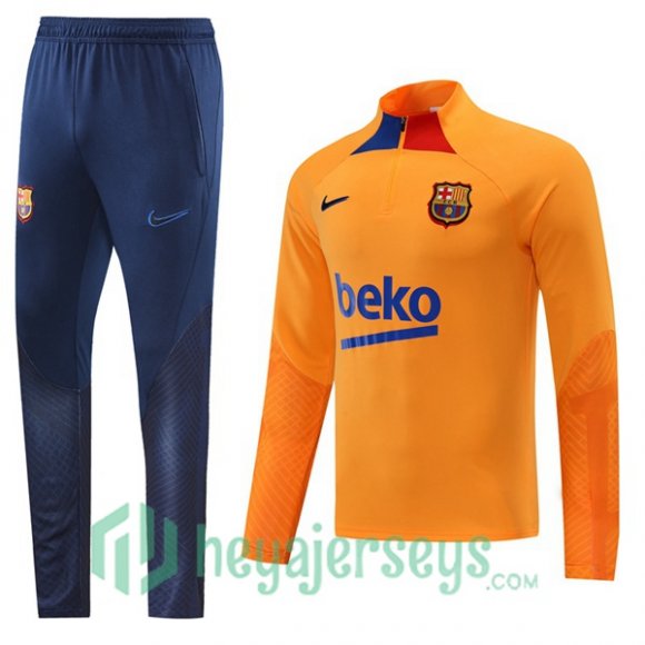 FC Barcelona Training Jacket Suit Yellow 2022/2023