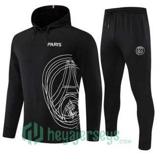 JORDAN Paris Saint Germain Training Tracksuit Hoodie Black 2022/2023