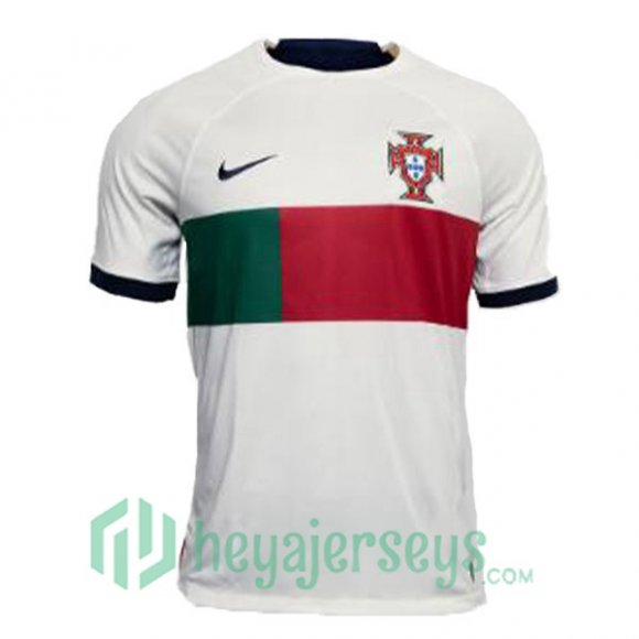 Portugal Womens Away Jersey White Red 2023/2023