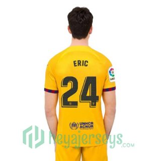 FC Barcelona (ERIC 24) Soccer Jersey Fourth Yellow 2022/2023