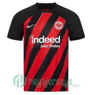 Eintracht Frankfurt Soccer Jersey Home Black Red 2023/2024