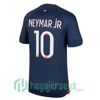 Paris PSG (Neymar Jr 10) Soccer Jersey Home Royal Bluee 2023/2024