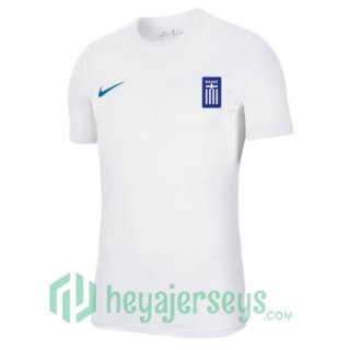 Greece Soccer Jersey Away White 2023/2024