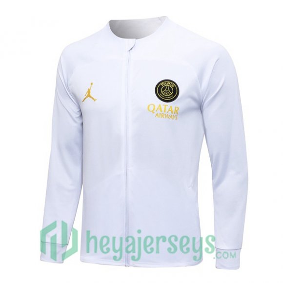 Paris PSG Training Jacket White 2023/2024