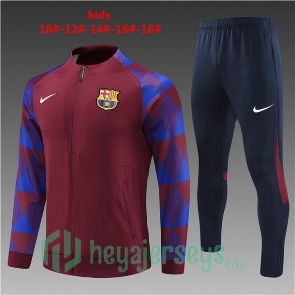 FC Barcelona Kids Training Jacket Suit Red 2023/2024