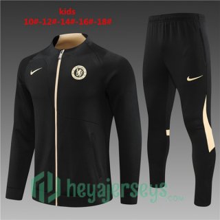 FC Chelsea Kids Training Jacket Suit Black 2023/2024