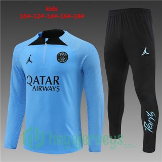 Paris Saint Germain Kids Training Tracksuit Suit Blue 2023/2024