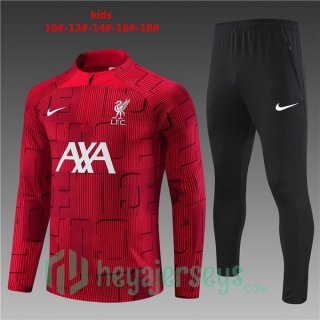 FC Liverpool Kids Training Tracksuit Suit Red 2023/2024