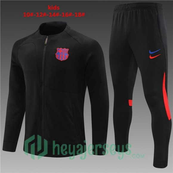 FC Barcelona Kids Training Jacket Suit Black 2023/2024