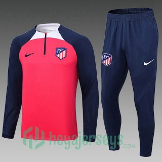Atletico Madrid Kids Training Tracksuit Suit Red 2023/2024