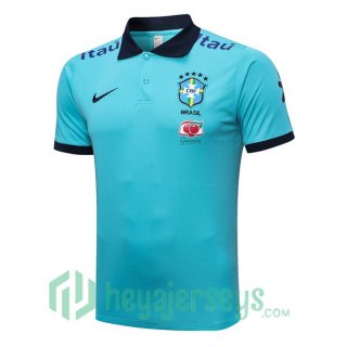 Brazil Soccer Polo Blue 2023/2024